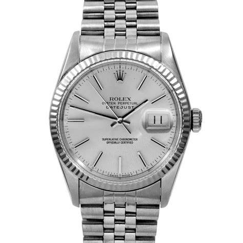 rolex datejust stainless steel men's|vintage Rolex Datejust stainless steel.